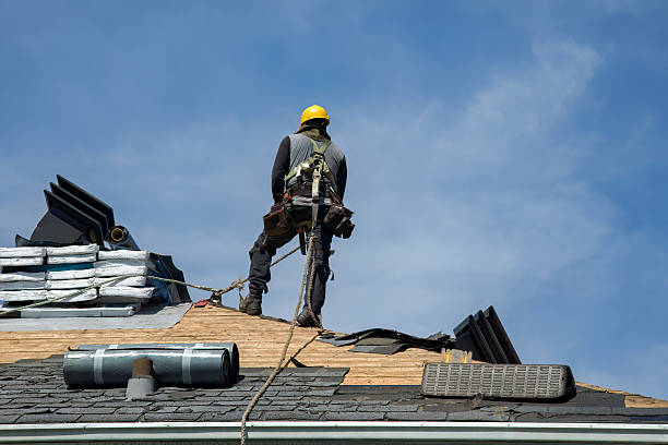 Professional Roof Installation technician working in Danville, OH